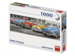 Puzzle 1000 Teile Panorama - Autotreffen