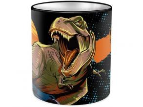 Jurassic World T-Rex Tabelle Metall Bleistifthalter 10x11cm