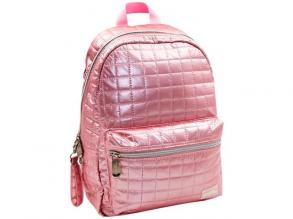 Muss... Perle rosa gesteppte Schulranzen, Rucksack 26x14x36cm