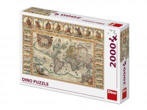 Puzzle 2000 Teile - Weltkarte