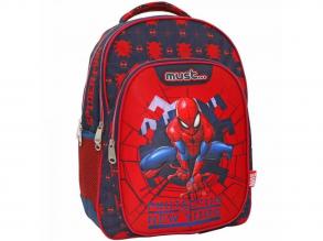 Luna: Spiderman Schulranzen mit drei Fächern, Rucksack 32x18x43cm