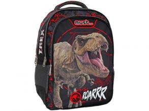 Muss: Jurassic World T-rex abgerundeter ergonomischer Schulranzen 33x18x43cm