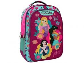 Muss: Disney Princesses abgerundete ergonomische Schultasche, Rucksack 32x18x43cm