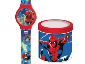 Marvel Spider-Man Analoguhr in Metall-Geschenkbox