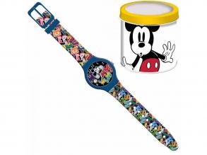 Luna: Mickey Mouse Analog-Armbanduhr in Metall-Geschenkbox