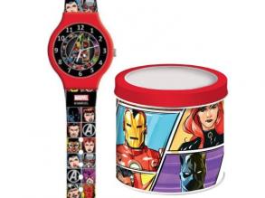 Avengers Analog-Armbanduhr in Metall-Geschenkbox