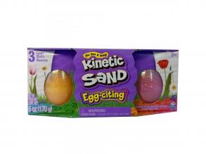 Kinetic Sand: Eierknetender Sandkitt 170g - Spin Master