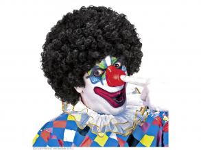 LOCKIGE CLOWNPERÜCKE schwarz KOSTÜM FÜR HERREN