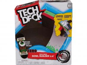 Tech Deck: Bowl Builder 2.0 Schienenset mit Spezialfinger Skateboard - Spin Master