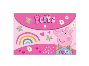 Peppa pig rosa Lackmappe A/4 Größe