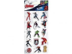 Marvel Avengers 3D puffy Aufkleber Set 10x22cm Bogen