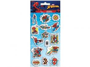 Erstaunliche Spiderman 3D puffy Aufkleber Set 10x22cm Bogen