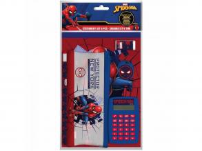 Luna: Spiderman Schreibwaren Set mit Taschenrechner 6er Pack