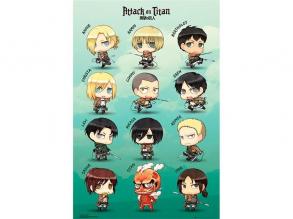 Attack on Titan "Chibi-Figuren" 91,5x61 cm Poster