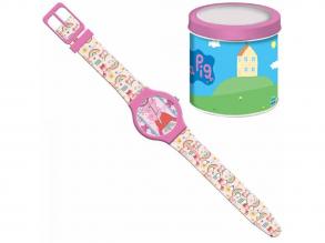 Luna: Peppa Pig Analog-Armbanduhr in Metall-Geschenkbox