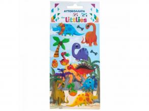 Luna: Die Littlies Dinosaurier Pufi Aufkleber Set 10x22cm