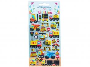 The Littlies: Arbeitsmaschinen 3D Puffy Sticker Set 10x22cm Bogen