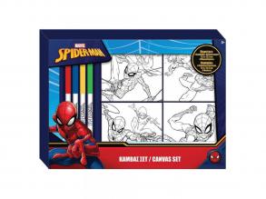 Spiderman Färbung Leinwand Set mit 4pcs Marker