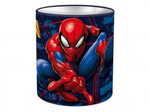 Wunderschöner Spiderman zylindrischer Metall-Desktop-Stifthalter 10x11cm