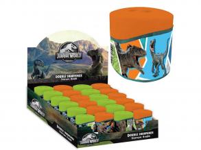 Jurassic World: Velociraptor Zwei-Loch-Behälter Anspitzer 1pc