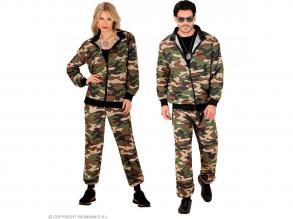 CAMO PARTY FASHION TRAININGSANZUG UNISEX KOSTÜM FÜR ERWACHSENE