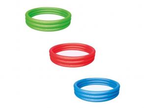 Einfarbiger 3-Ring-Kinderpool 183 x 33 cm - Bestway