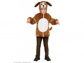 HUND Plüsch Jacke mit Kapuze und Maske UNISEX KINDER KOSTÜM