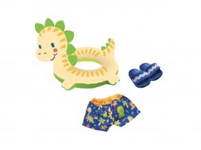 Puppenschwimmset Dino, 35-45 cm