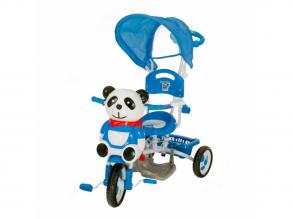 Panda Dreirad mit Deckel, blau