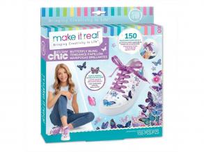 Make It Real: Sticker Chic Schuhdekoration - Schmetterlinge