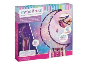 Make It Real: DIY-Traumfänger-Bausatz in Mondform mit Lichtern