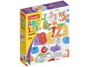 Quercetti: ABC + 123 magnetischer Satz 106pcs