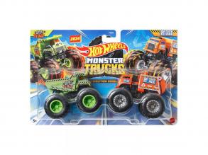 Hot Wheels M. Trucks Demolition Doubles Gotta Dump Will Trash It All 2pcs m. truck set 1/64