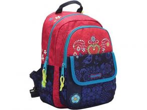 Catalina Estrada Freizeit Schulranzen, Rucksack rot-blau