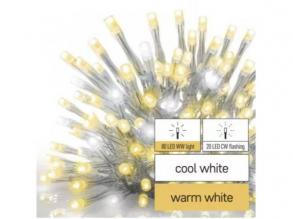 Led-Lichterkette , einstellbar , innen/außen , 100 led , 2,5 m , Eiszapfen , blinkend , Timer , IP44 , Standard