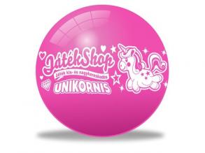 Einhorn rosa Gummiball 22cm