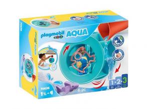 Playmobil: 1-2-3 Wasserrad mit Baby-Hai (70636)