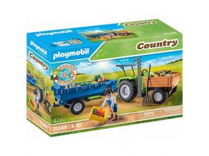 Playmobil: Land Traktor mit Anhänger (71249)