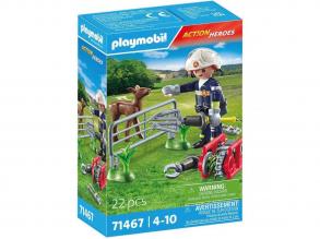 Playmobil: Feuerwehrmann bei der Tierrettung (71467)