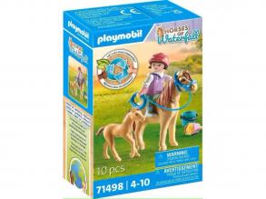 Playmobil: Mädchen mit Pony und Fohlen (71498)