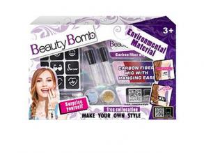 Beauty Bomb Teen Glitter Tattoo Set mit farbiger Haarnadel