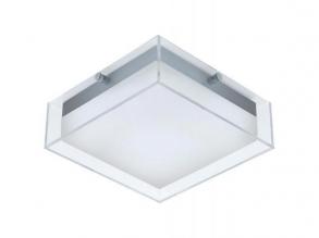 LED-Lampe , Decke / Wand , 8,2W , warmweiß , silber , außen , IP44 , EGLO , INFESTO , 94874