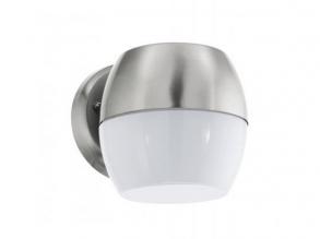 LED-Leuchte , außen , seitlich , warmweiß , Edelstahl , IP44 , EGLO , ONCALA , 95982